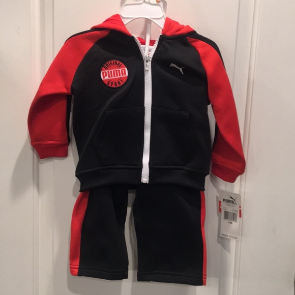 puma sweatsuit for boys